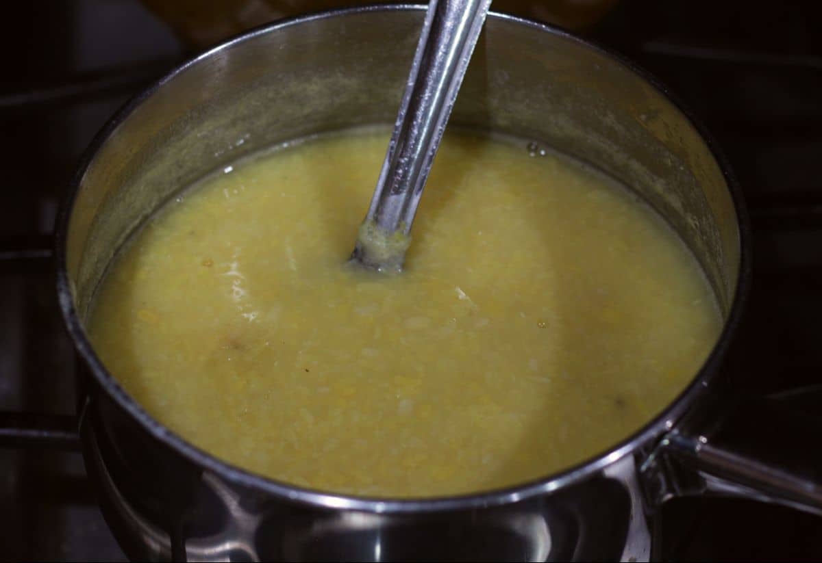 cooked moong dal 